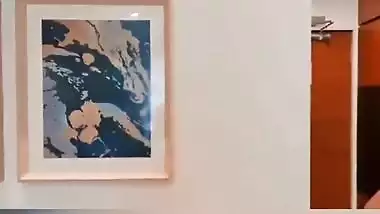 Desi Supr Cute CllGrl with Client in Hotel