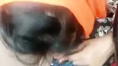 Blowjob inside car with desi GF and she asks to stop it