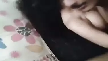 Xxx fucking Indian lovers viral sex in friend apartment