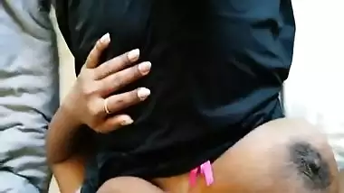 Indian female doesn't make a move when young man films XXX video