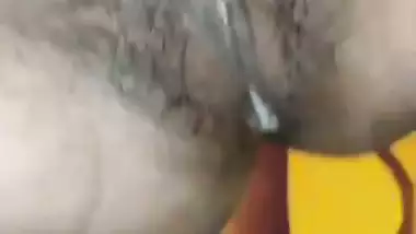 Village wife big melons pressing and pussy fucking