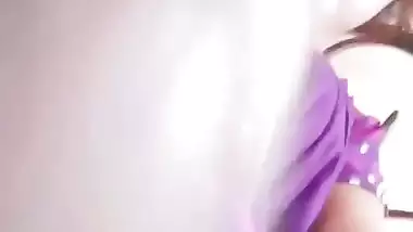 Sexy shemale masturbating and showing her big dick