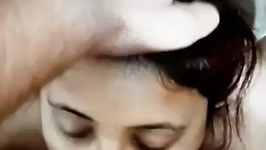 Wife deep throat blowjob before viral sex with hubby