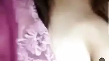 Chubby tanker wife boobs showing at night to lover
