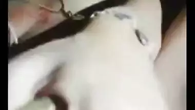 Video call sex masturbating creamy pussy viral GF