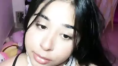 Accidental nipple slip of Tango video call sex girl