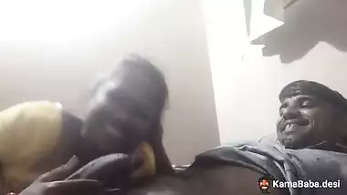 Man records his Bhabhi’s blowjob MMS, sucking his cock
