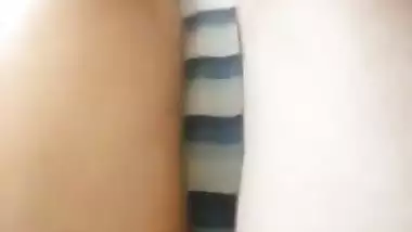 Desi young girl with lover in hotel room