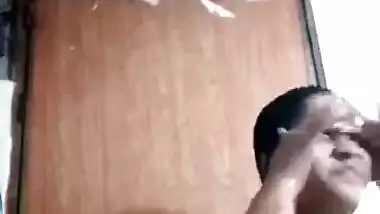 Chubby Bhabhi bathing and fingering