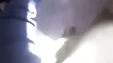 Eating and drilling chut of desi friend