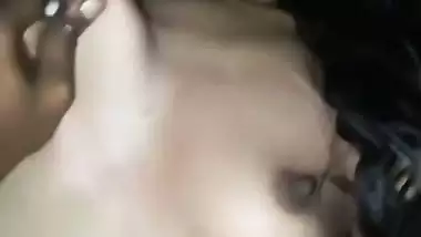 Indian wife Sarkari Farhan sucking dick of husband