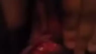 slutty indian whore strips in public and rubs pussy