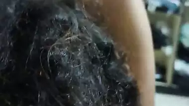 Indian curly hair girl naked blowjob to hairy uncle